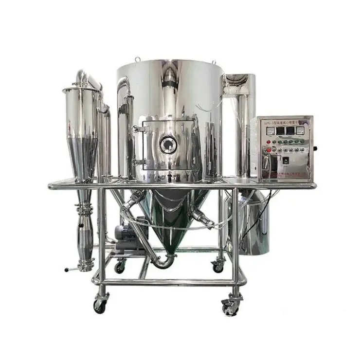 Chlamydomonas Rheinis Centrifugal Spray Granulator Dryer 80 Kg Spray Dryer Ceramic Tile Spray Dryer Machine