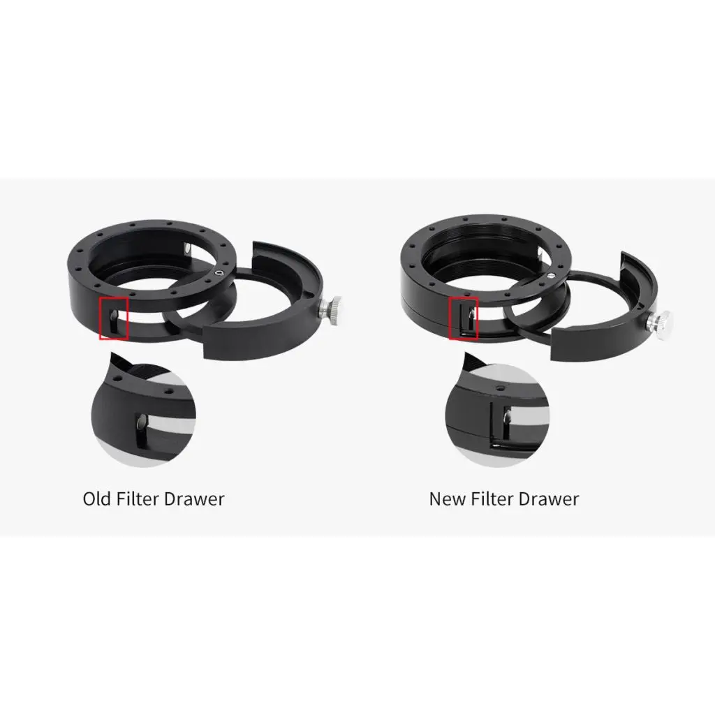 حامل فلتر إضافي ZWO ، متوافق مع EOS و Nikon ، أدراج مرشح ، مناسب لـ ZWO M42 Gen 2 ، M54 Gen 2 ، # #3