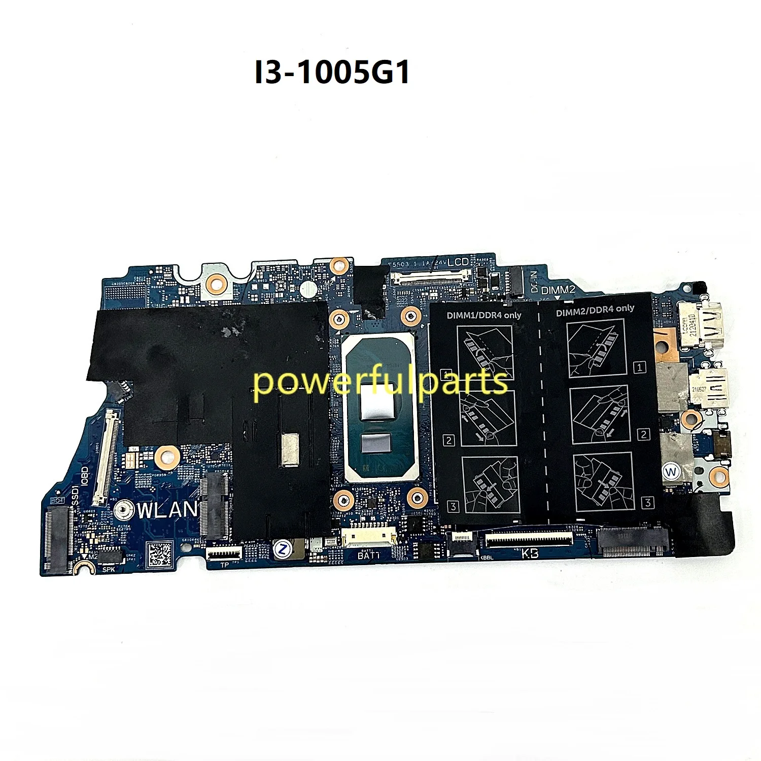 

Материнская плата для Dell Inspiron 5401 5501 5408 5508 06DNFY 19775-1 I3-1005G1, встроенный процессор, работает хорошо