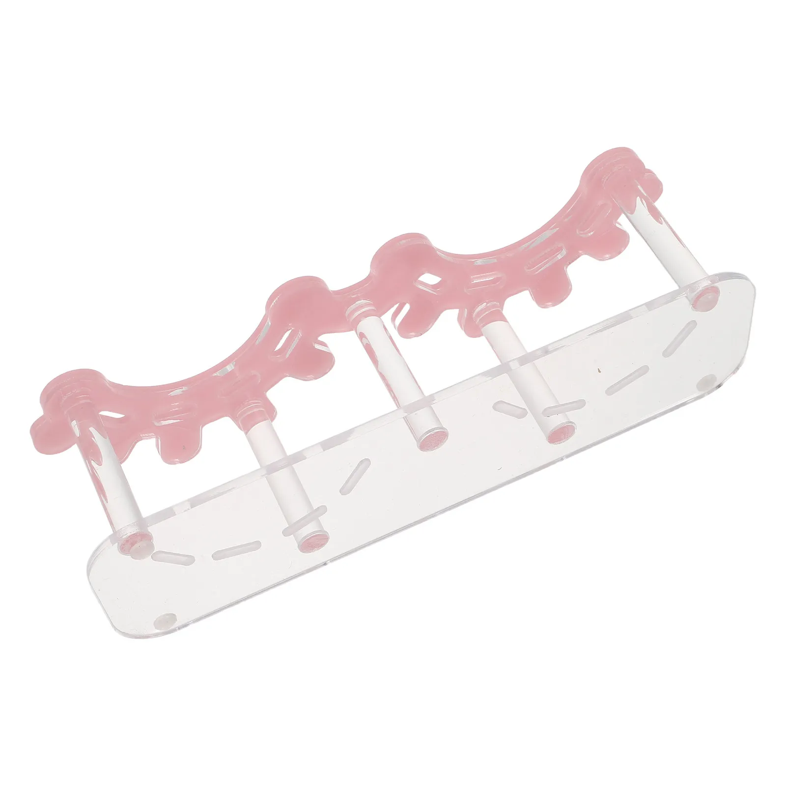 Acrylic Lash Tweezer Organizer Eyelash Extension Tweezer Holder 8-Slots Elegant Display Salon Makeup Storage