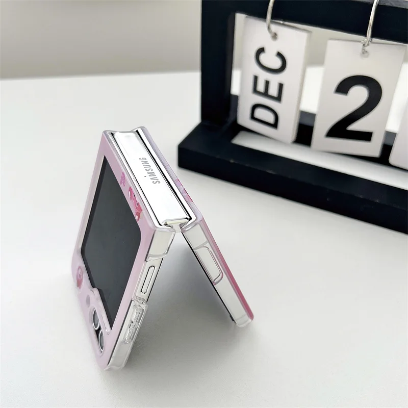 Disney Toy Story süße Lotso Handyhülle für Samsung Lip 3 Z Flip 4 Z Flip 5 Z Fold 3 4 5 Zfold 4 Cartoon Erdbeere schöne Hartschale