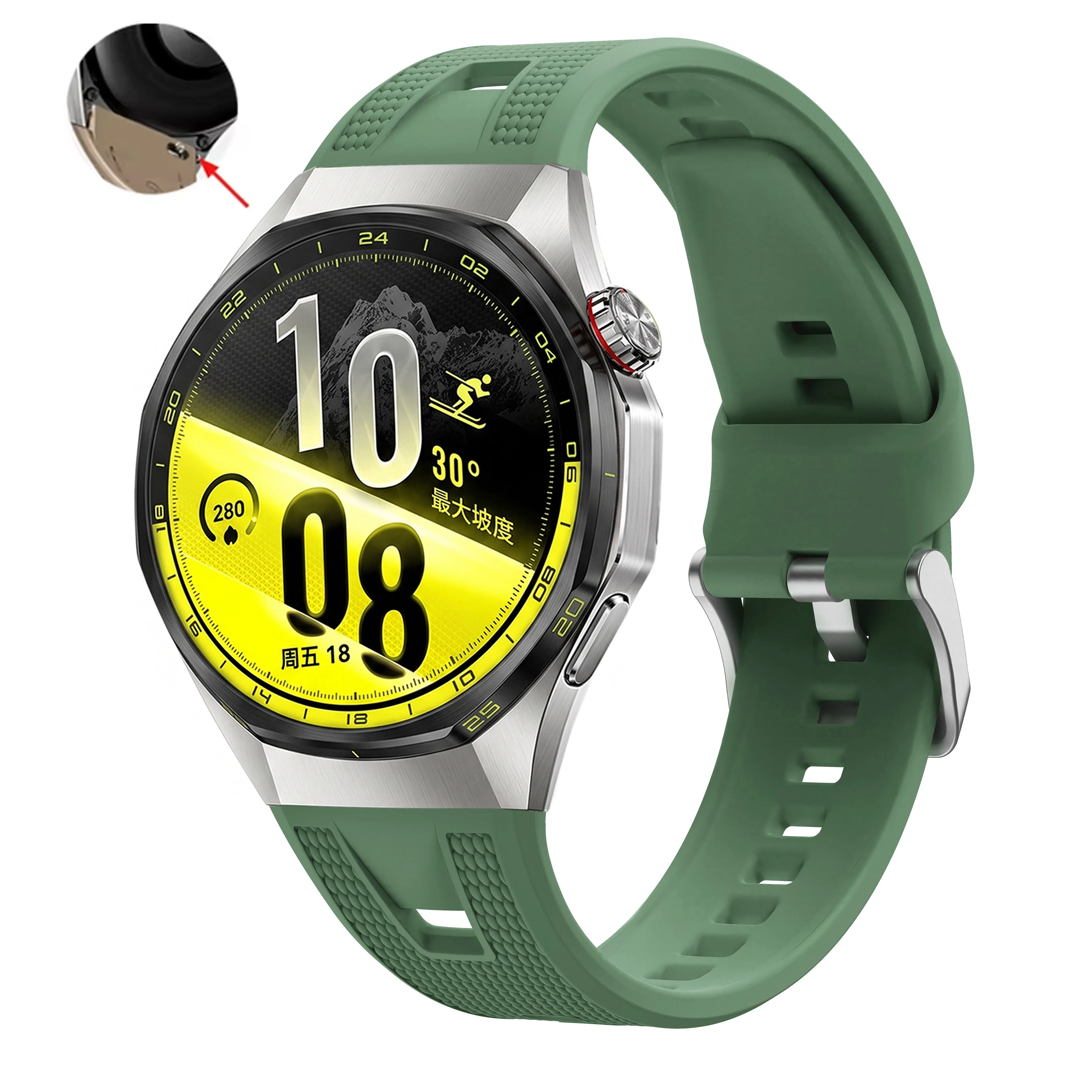 Cinturino Senza Spazi per Huaw - Silicone Watch Band 22Mm recensione e prezzo