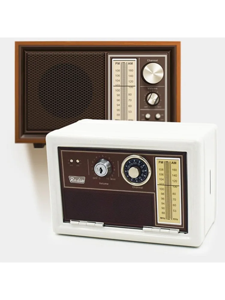 Retro electrical safe piggy bank creative metal safe