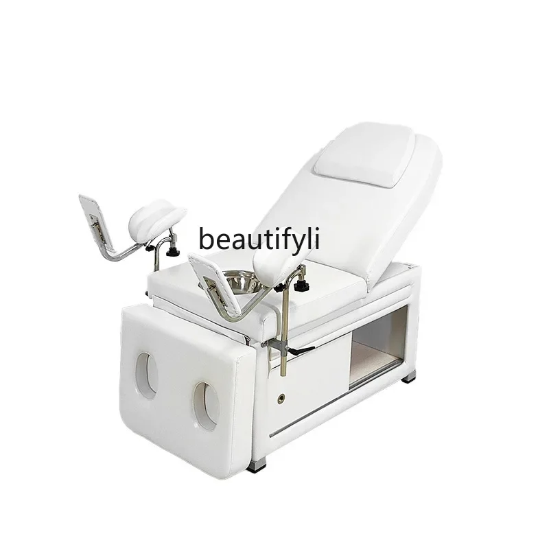 

Two-Motor Gynecological Examining Table Electric Lifting Multi-Function Diagnosis Nursing Bed