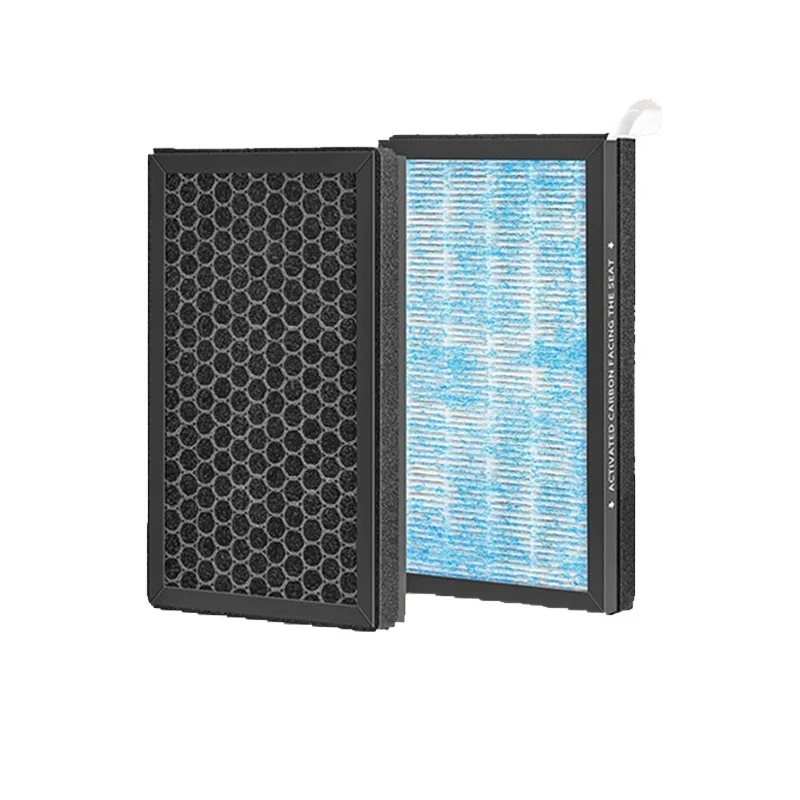 Tesla model3/Y built-in car air conditioner filter HEPA activated carbon deodorant composite filter