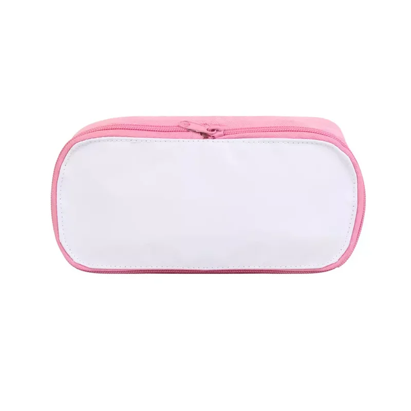 Sublimation Blank Pencil Bag Cosmetic Case Travel Toiletries Organizer Pouch Female Storage Make Up Bags for Customized Logo