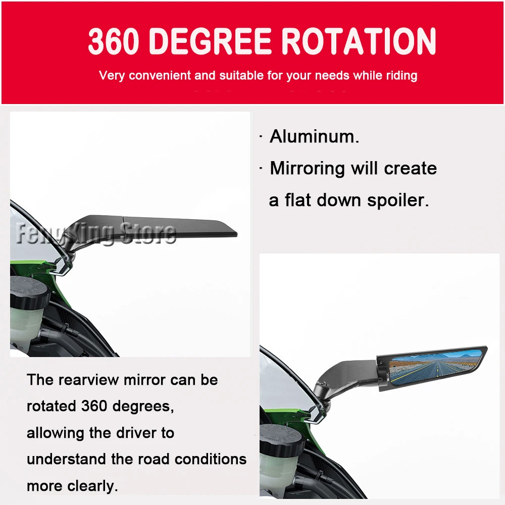 For GRP250R APR150 Cafe 150 MANA 850 TUONO V4 motorcycle accessories rearview mirror wind wing side rear view reversing