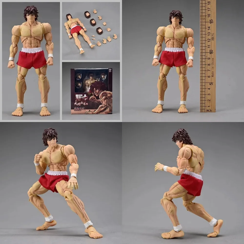 バキ筋肉戦闘マン ハンマ・バキ グランドトーナメントシリーズ アクションフィギュア モデル玩具 デスクトップ装飾 誕生日 クリスマスギフト