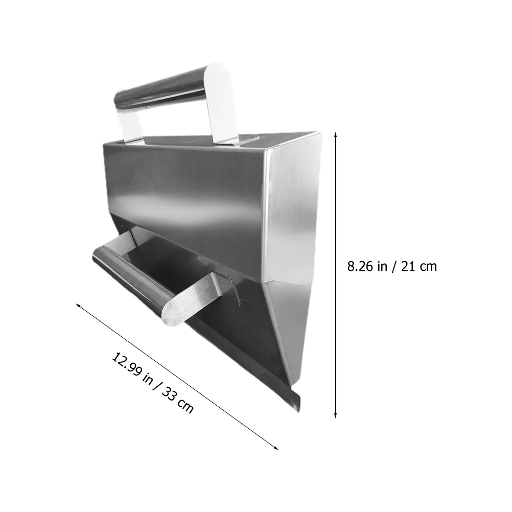 Stainless Steel Concrete Trowel Wall Plastering Tool Durable Drywall Skimming Cement Finishing Tool High Strength Crack