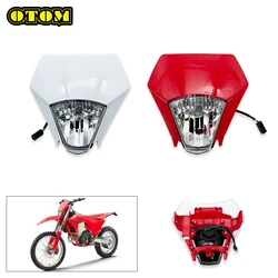 Motorcycle For GASGAS LED Unit Headlight Assembly Headlamp Housing Cover Head Light Mask Guard EC ECF ES EWF 250 350 450 2024