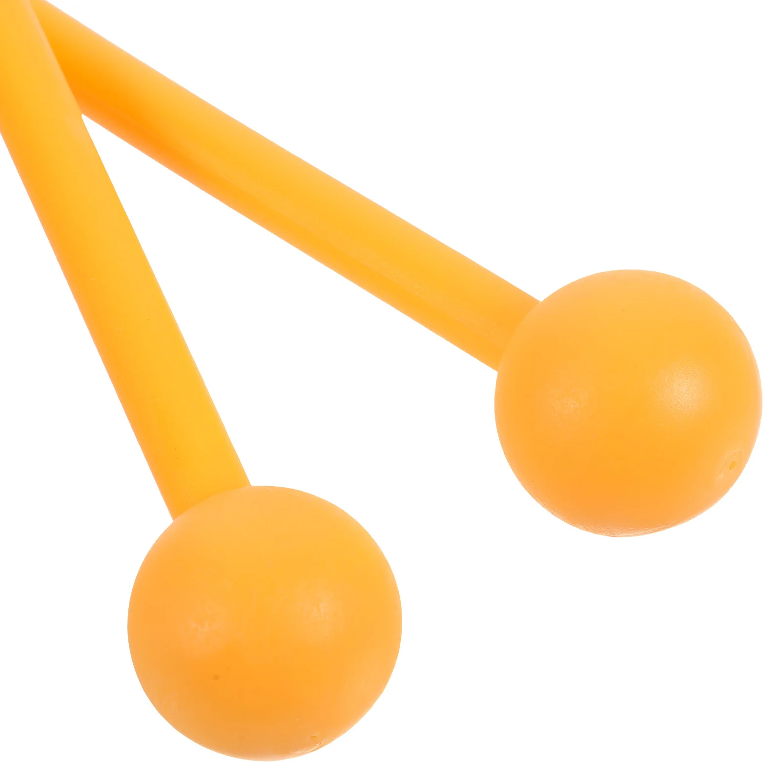 Baguettes à cloche en plastique, 2 pièces, maillets à Percussion, poignée confortable antidérapante pour enfants débutants, bâton de tambour de langue