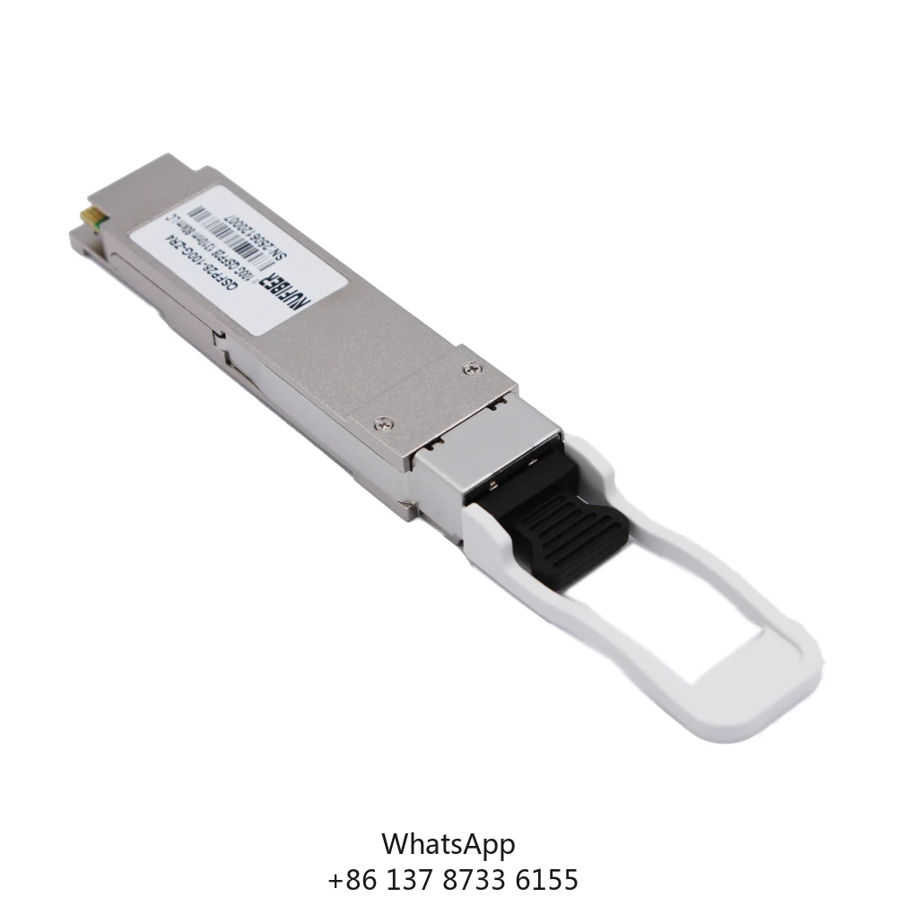 

100G QSFP28 ZR4 100km Dual Fiber 1310nm Lwdm Single Mode SFP Module Fiber Optic Equipment 100km Reach