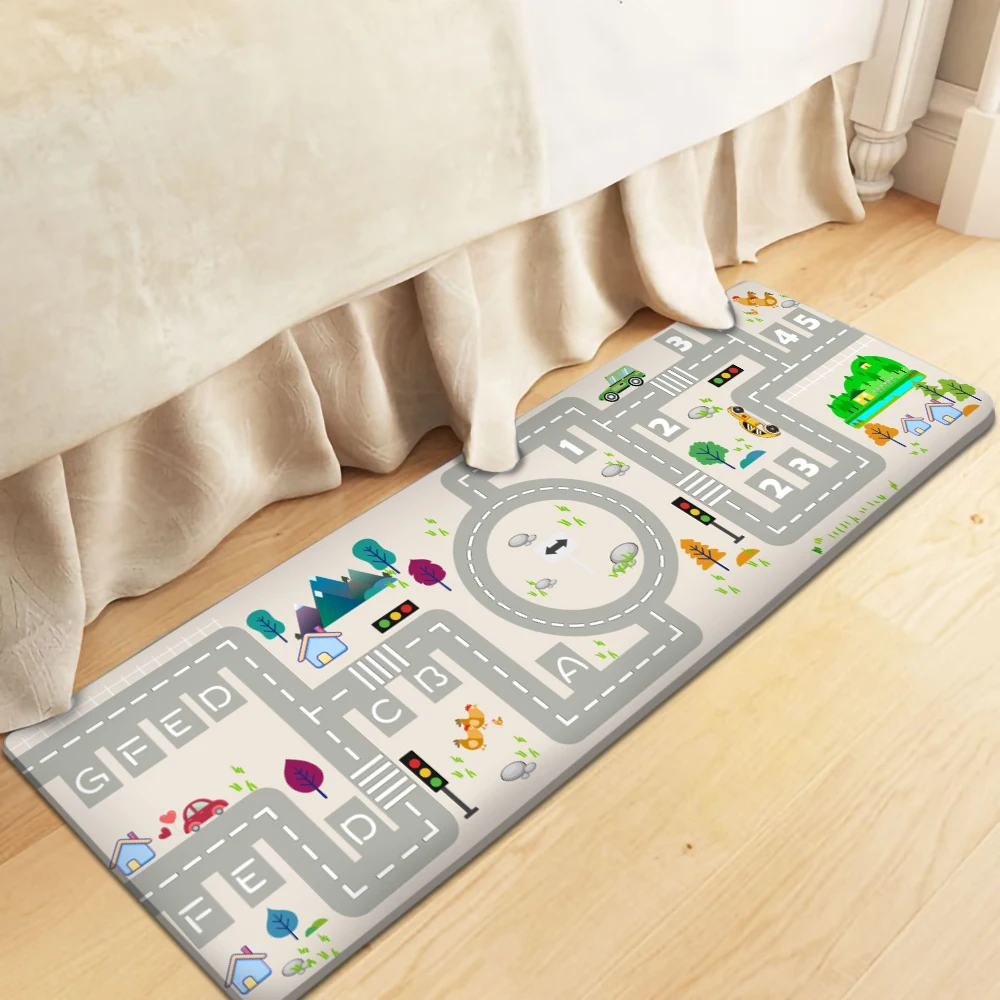 Cartoon Baby Play Mat Non-slip Children Carpets for Rooms Home Decor Bedroom Educational Activity Large Carpet Floor Mats