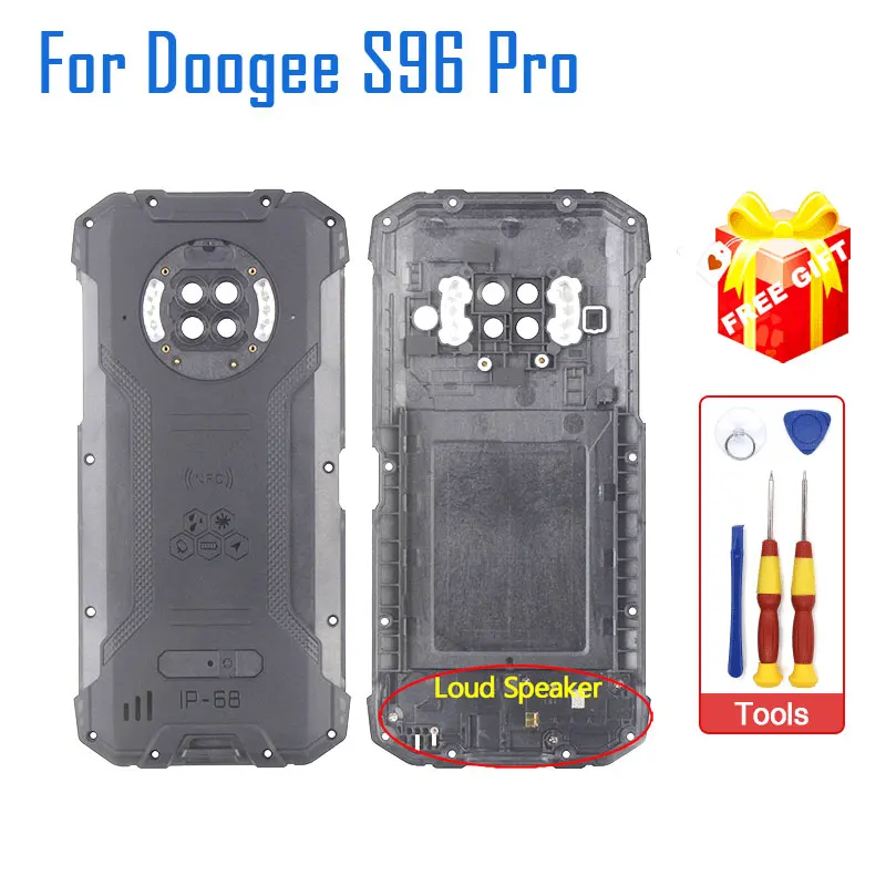 New Original Doogee S96 Pro Battery Cover Back Cover With Speaker Loud Speake Replacement Accessories Parts For DOOGEE S96 Pro