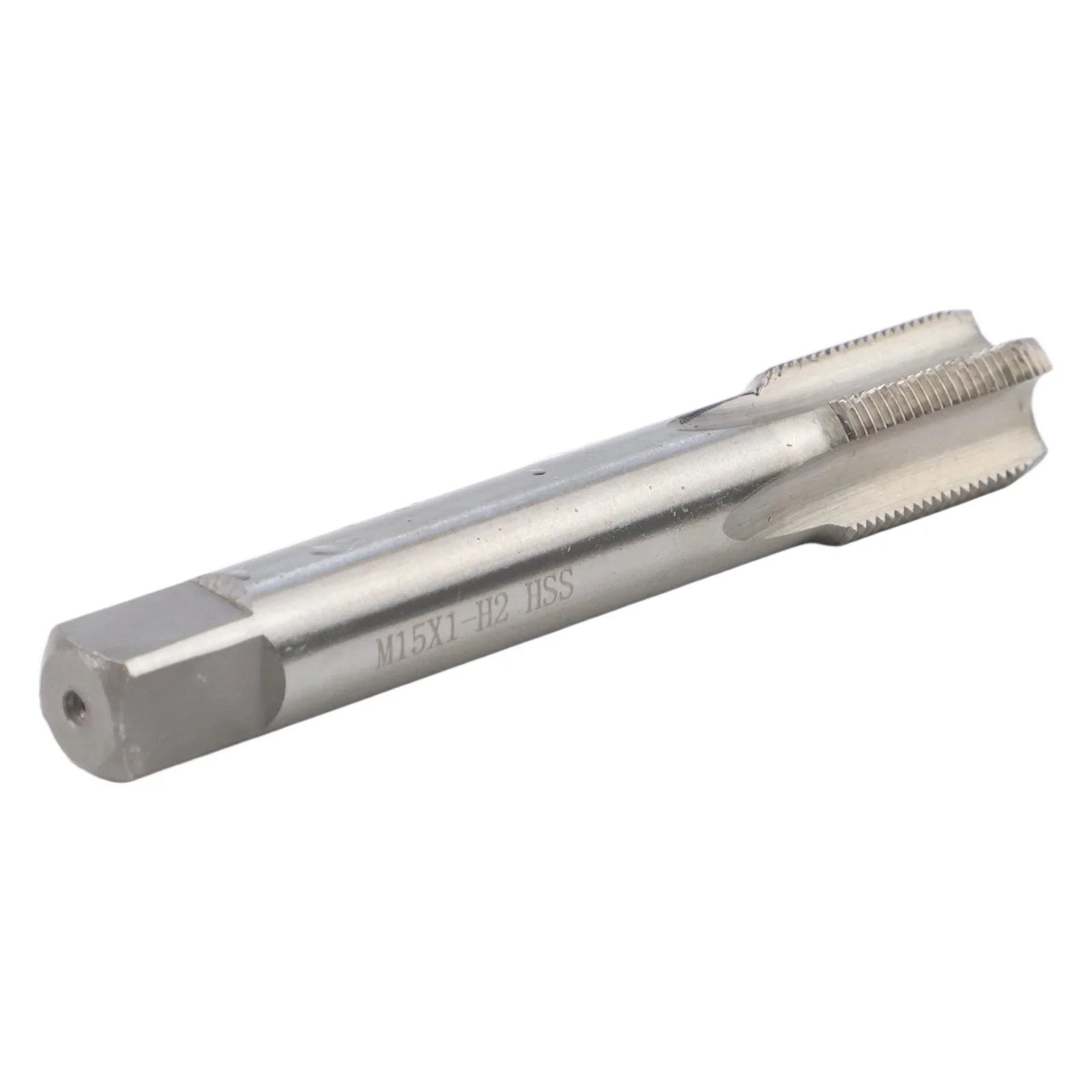 Professional Grade HSS M15 x 1 Metric Tap with Right Hand Thread 15mm Diameter Metalworking Thread Cutting Tool
