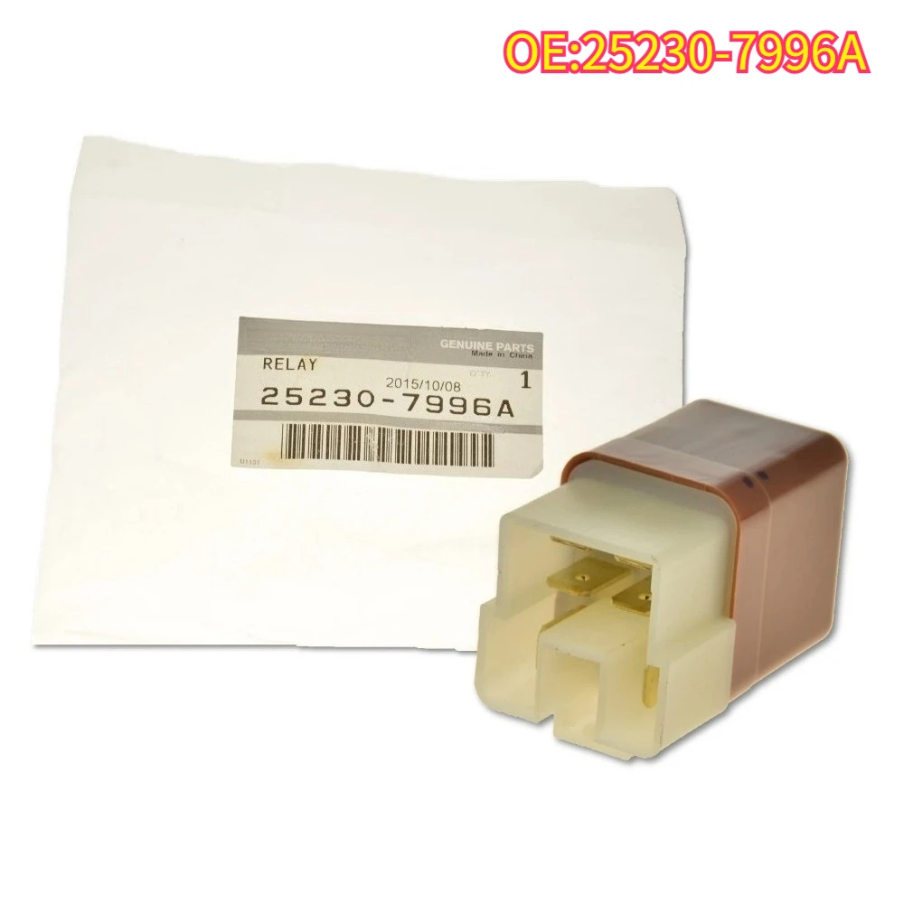 

High quality New For 25230-7996A 6-Pins 12V Brown Relay For Nissan For Infiniti 252307996A