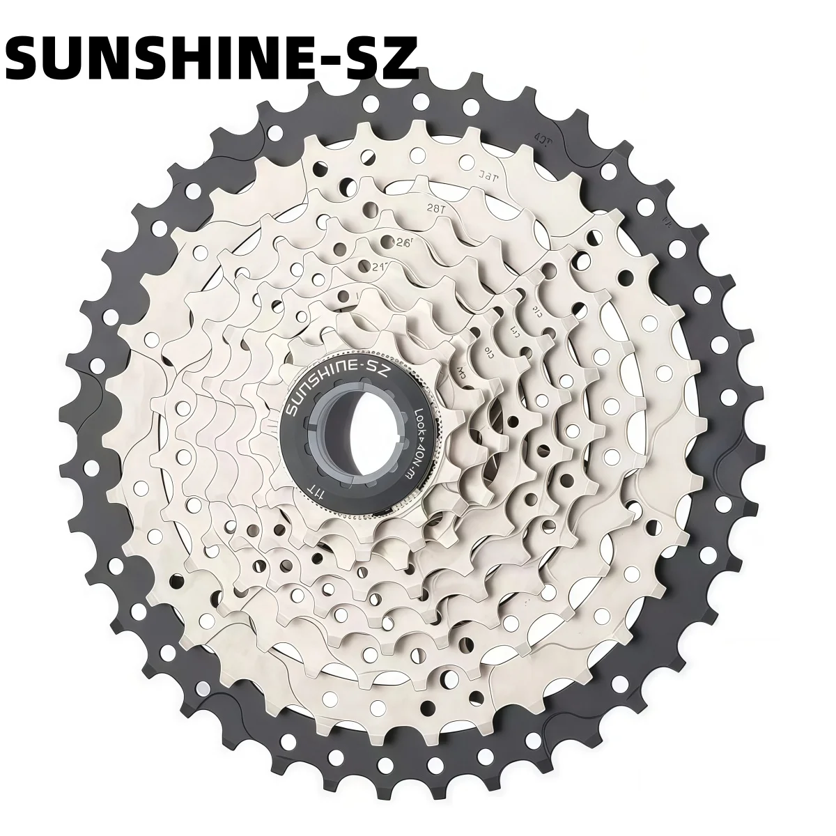 

SUNTNUR High-Strength Steel Mtb Cassette 9 Speed Bike Freewheel 11V 32T 36T 40T 42T For HG Hub 1 Piece