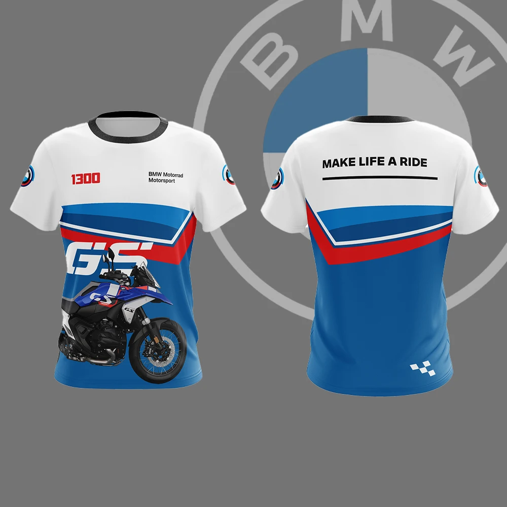 

Футболка Motorrad для BMW ADVENTURE Racing Team Motorsport, мотоциклетная рубашка, спортивные мужские быстросохнущие дышащие трикотажные изделия для путешествий
