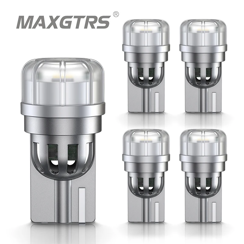 5x T10 led Bulb w5w Car DRL 3020 Chip 194 168 Clearance Lights Reading Interior Replacement License Plate Lamp 12V White Red