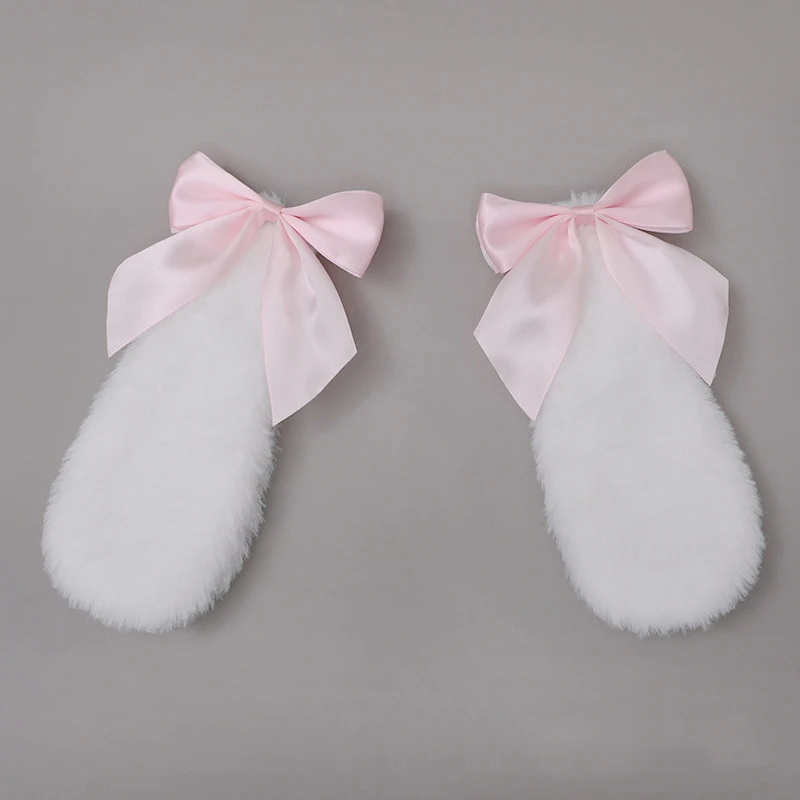 Kawaii Lolita Hasenohren Haarnadel Cosplay Anime Mädchen Kostüme Droppy Rabbit Haarspangen Niedliche Kopfbedeckung für Frauen Halloween tragen – Detail 5