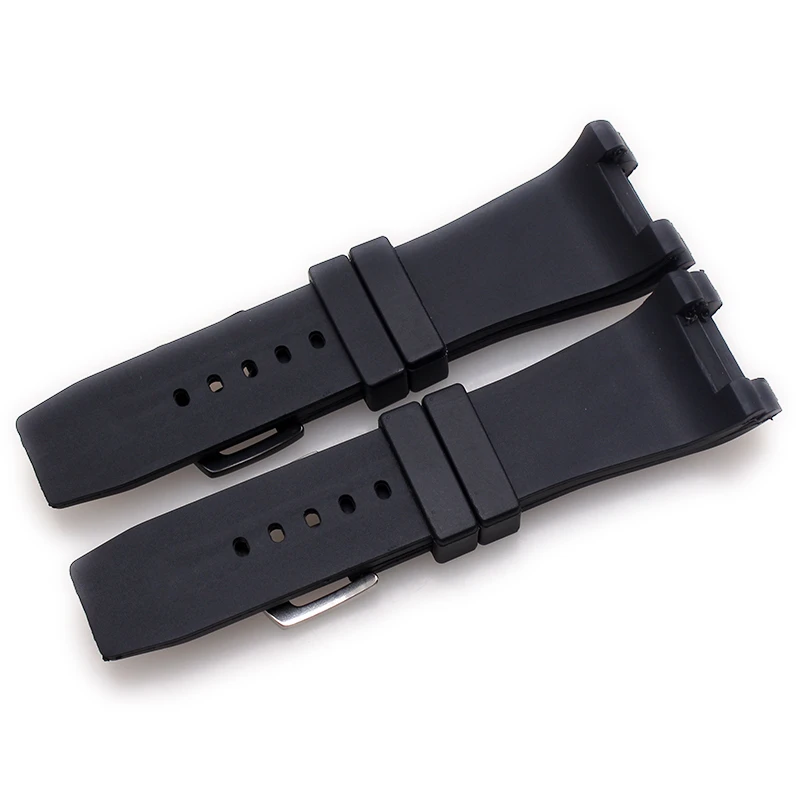 Waterproof Breathable Silicone 30mm Watchband Men for IWC Engineer Iw323601 Iw376501 Iw322503 Concave Interface Watch Strap