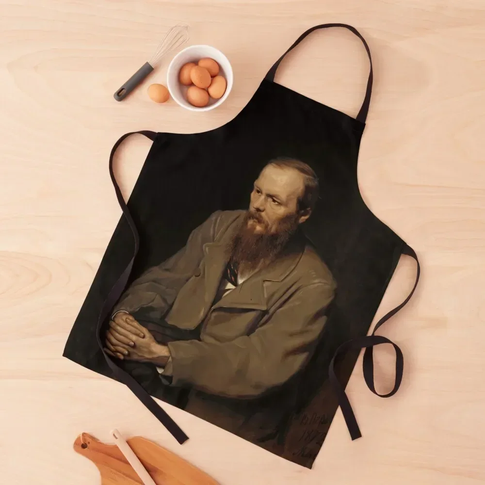 Fyodor Dostoevsky Apron Kitchen on the wall Kitchen Front Apron