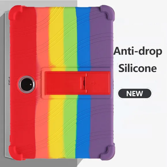 

Shockproof Soft Silicone Tablet Case For OnePlus Pad Lite 11inch OPD24192417 Adjustable Stand Full Protective Cover
