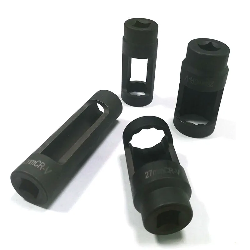 4PCS 1/2 Drive Oxygen Sensor Socket Fits All Vehicle O2 Removal And Installation Universal Puller and Removal Tool