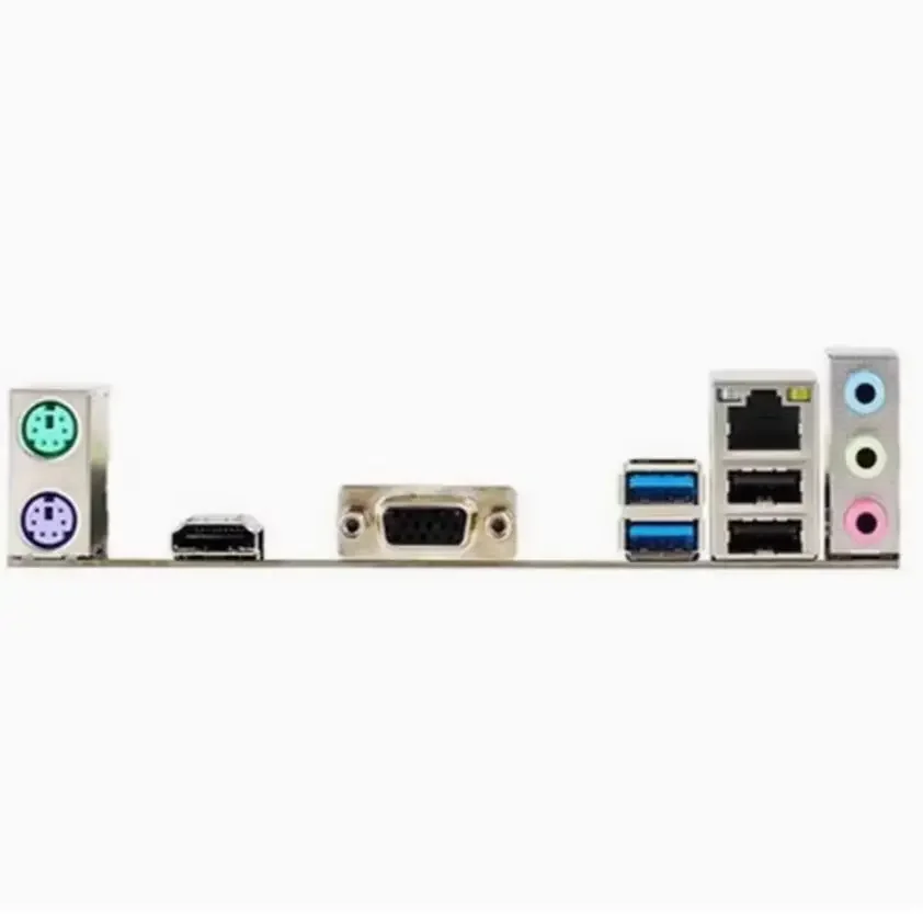 Placa trasera IO I/O Shield, placa trasera de acero inoxidable, soporte para BIOSTAR H110MHC