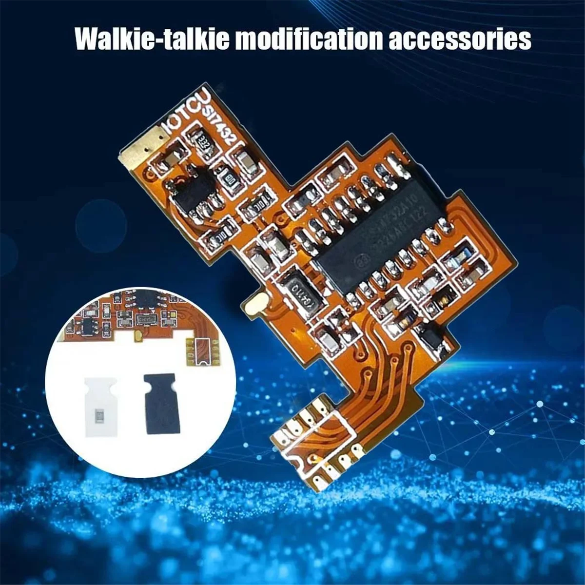 SI4732 Module FPC Modification+2xDonut Antenna for Quansheng K5 K6 HF Shortwave FullBand Reception/Dual Antenna Solution