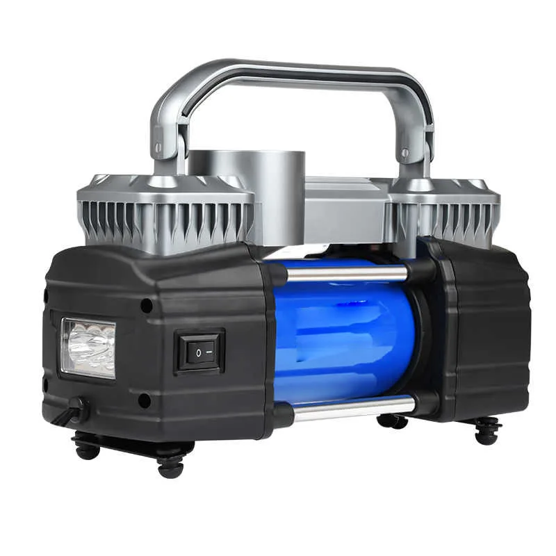 Inflator Ban Kompresor Udara Mini Kompresor Udara Logam Portabel Tugas Tiup Listrik Otomotif