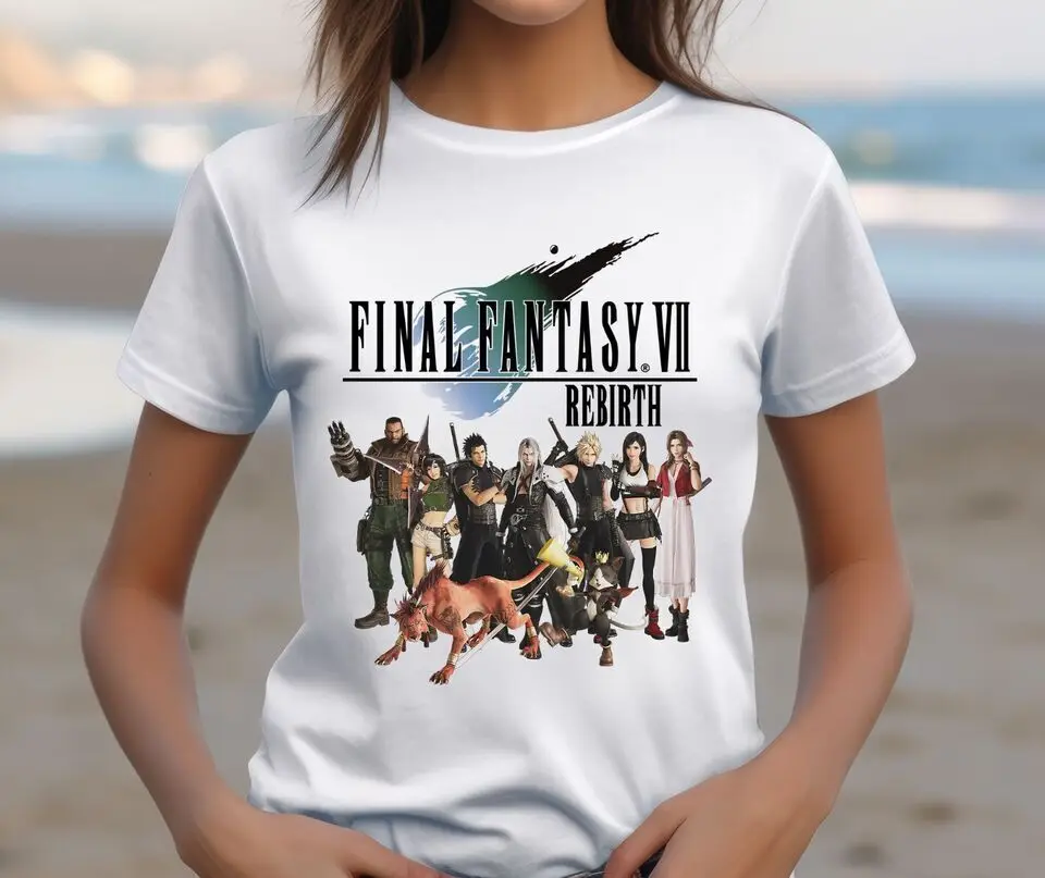 Final Fantasy VII Rebirth Vintage Retro T Shirt 7