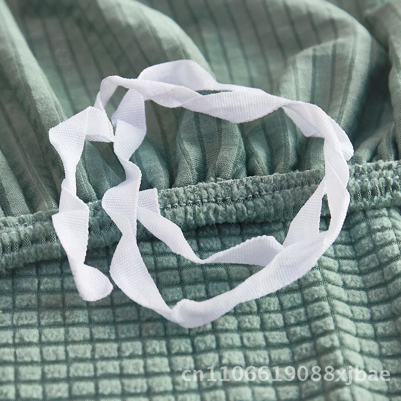 

Universal Elastic Sofa Cover All-Inclusive Anti-Cat Scratch Full Cover Cloth for All Seasons Solid Color Corn Velvet Sofa