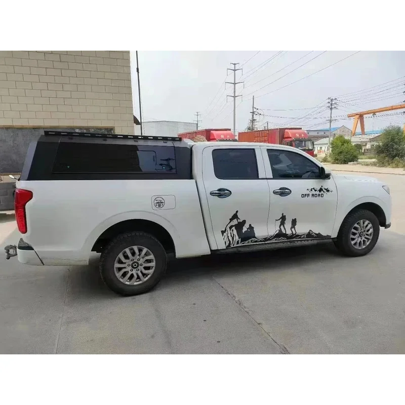 

Pickup Truck Canopy HILUX VIGO Rocco SR5 GWM Poer Black Steel Hard High Lids Top Canopy Pickup Toppers High Quality