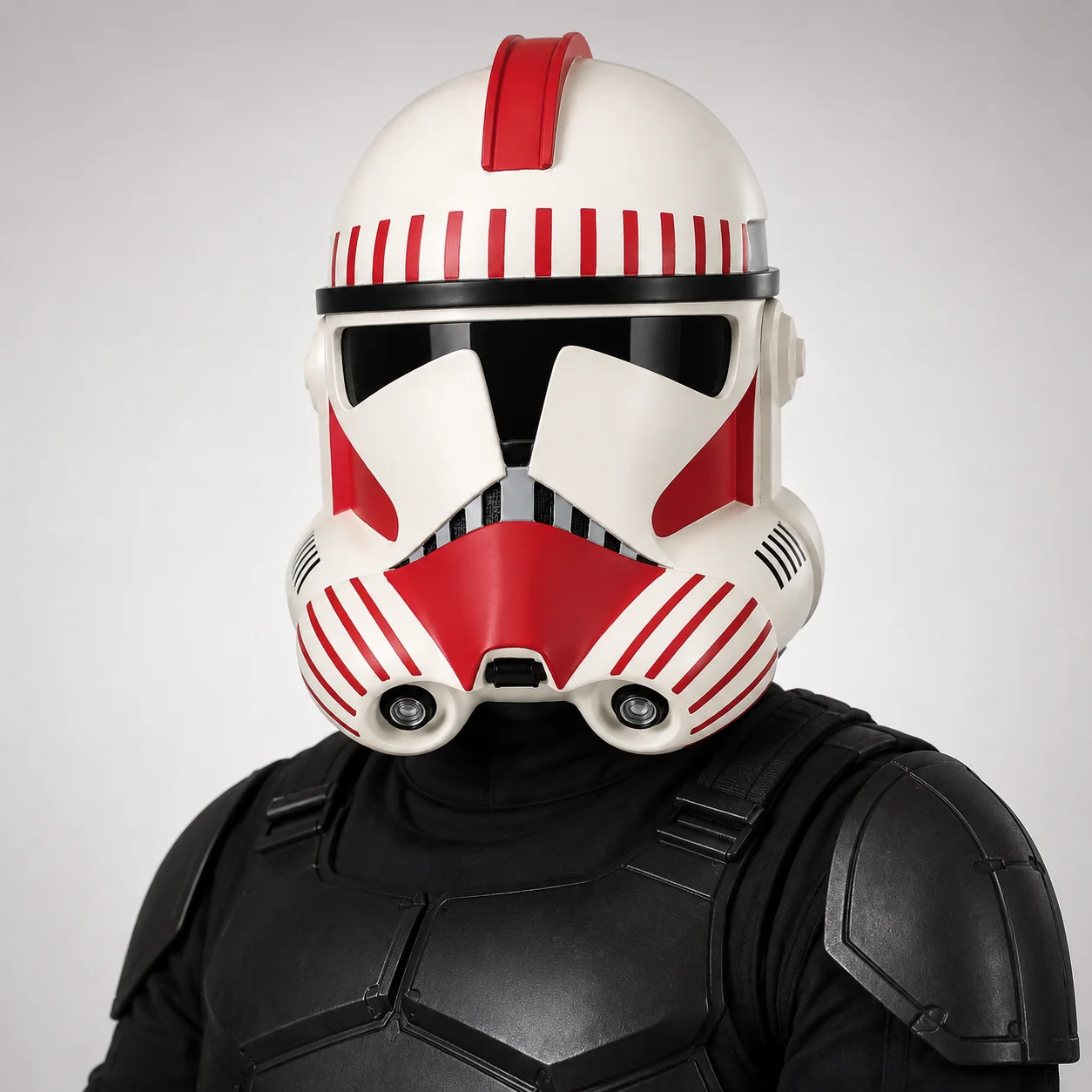 Star SW Imperial Shock Trooper Helmet Wars Halloween Cosplay Costume Deluxe Resin Red Mask for Men Women Prop Xmas Gift TK039-4 - view 2