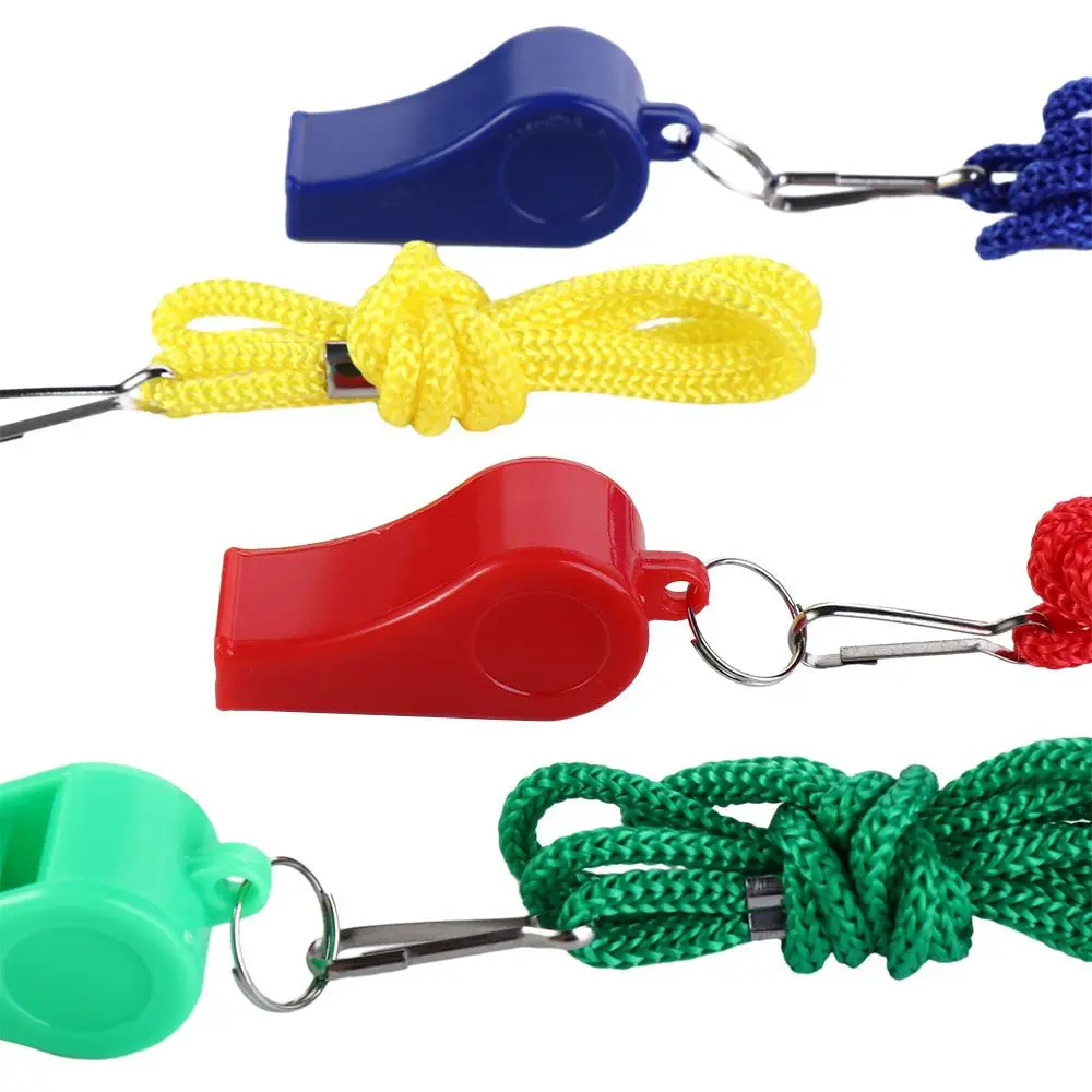 Hot sale Cheer Sports Professional Soccer With Lanyard Football Referee Whistle Whistle Cheerleading Tool Outdoor Survival Tool