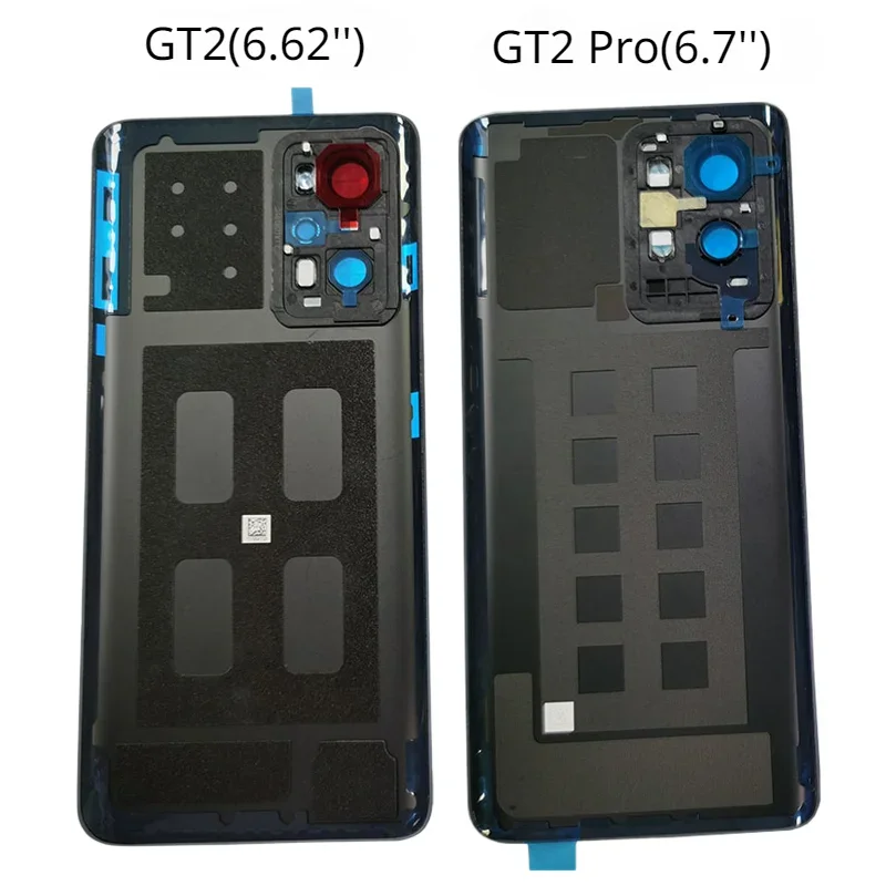 New Housing For Realme GT2 Pro GT2 Back Battery Cover Rear Door Case Replacement with Camera Frame+logo