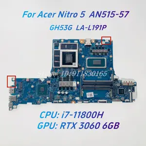 GH53G LA-L191P For Acer Predator PH315-54 Laptop Motherboard
