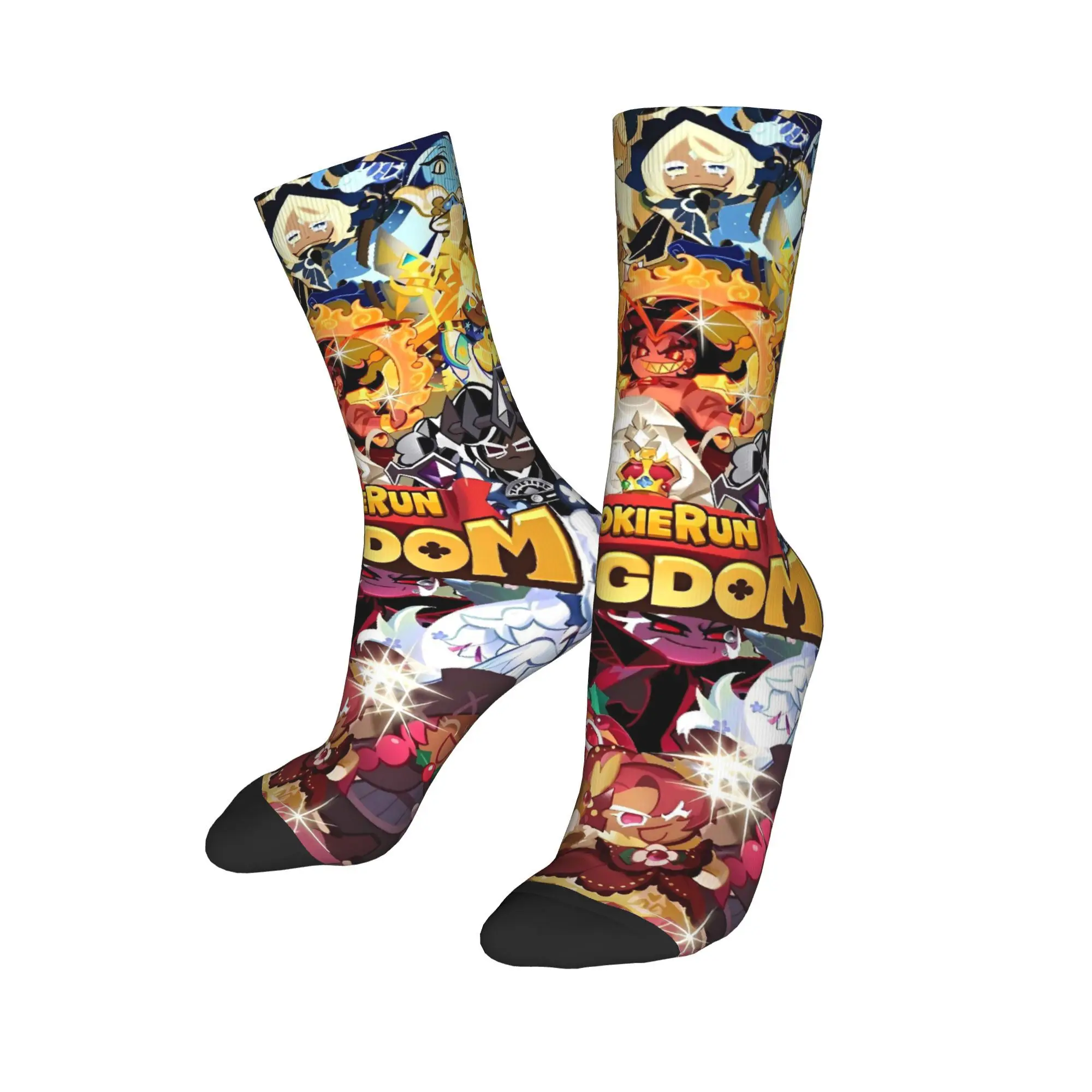 كوكي تشغيل المملكة لعبة الجوارب جوارب مخصصة عدم الانزلاق الرجال الجوارب مريحة الخريف مضحك الجري الجوارب