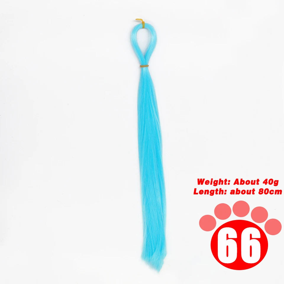 80CM 1/3 1/4 1/6 SD Doll Hair Accessories Salon Ob Heat Resistant Doll Wig Hair Hand Woven Modified DIY Hair Grafting Hair