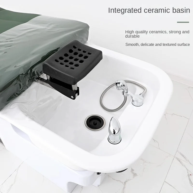 Shampoo Chair Barber Shop Hospital Head Massage Ear Cleaning Shop Constant Temperature Water Circulation Flushing Bed