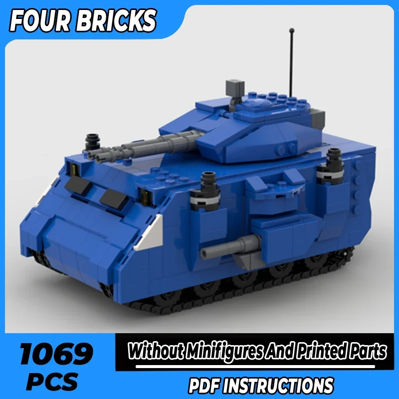 Moc Building Bricks Military Model Predator Destructor Technology Modular Blocks Gifts Toys For Children DIY Sets Assembly