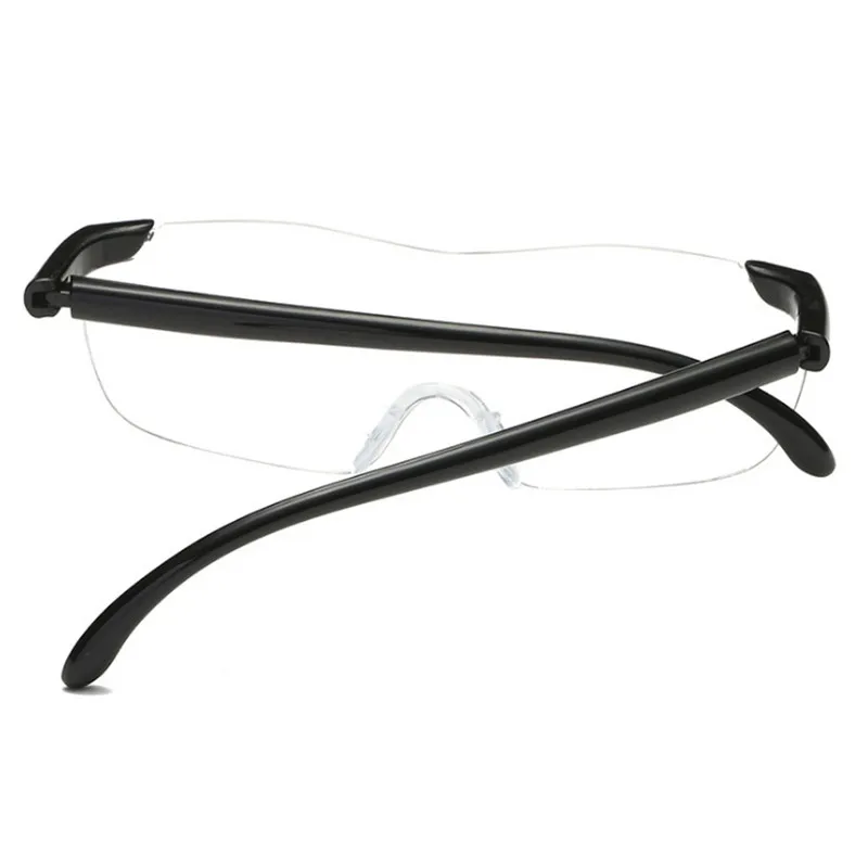 Portable Magnifying Presbyopic Glasses Wearing Eyewear Reading 160% and Anti-Blue Light Magnifier for Reading Crafts