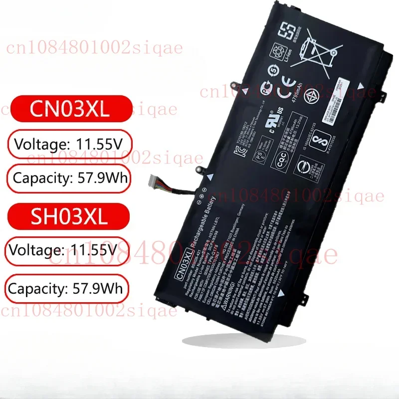 

CN03XL SH03XL HSTNN-LB7L Аккумулятор для ноутбука HP Spectre X360 13-AC008UR 13-AC026NF W015TU AC036NG 859026-421 859356-855 TPN-Q178%
