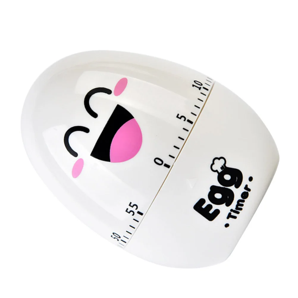 

1 pc Egg Shape Mechanical Timer For Kitchen Cook Baking Boiling Eggs Pancakes Cakes Home Classroom Use Sky-Blue Household