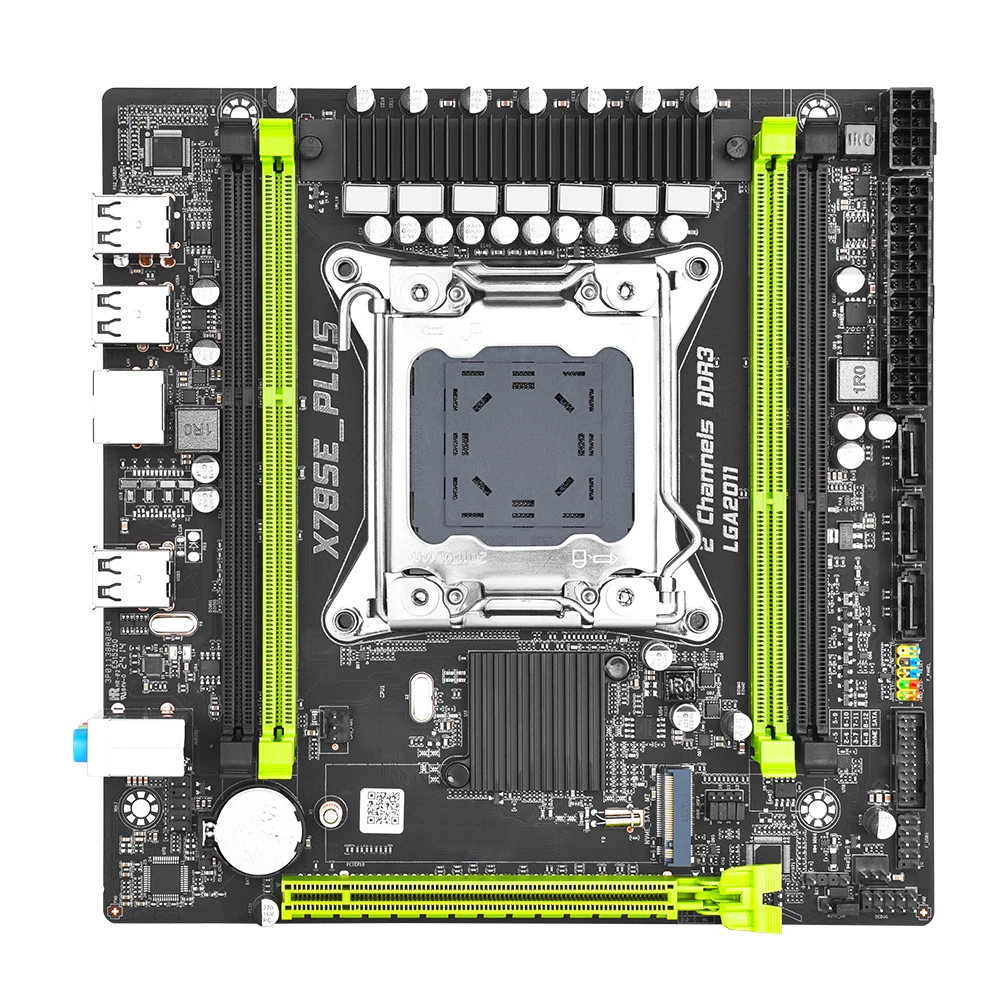 Новый! Комплект материнской платы X79SE PLUS Office Assistant xeon E5 2660 V2 LGA2011, процессор и 4*8 ГБ = 32 ГБ, 1600 МГц, набор памяти ddr3 RECC