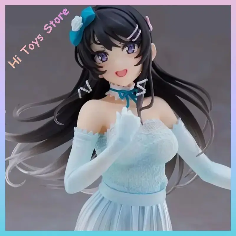 

В наличии оригинальная фигурка TAITO 16 см «Мошенник не мечтает», Mai Sakurajima, аниме-фигурки, подарок на день рождения, модель, детские игрушки