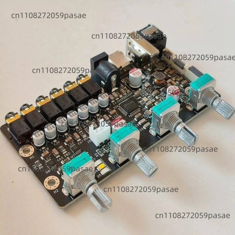 7 Channel DSP Preamplifier Board with PC Phone APP Control, 7x15 Band EQ Bluetooth 5.0 Wireless Audio Processor