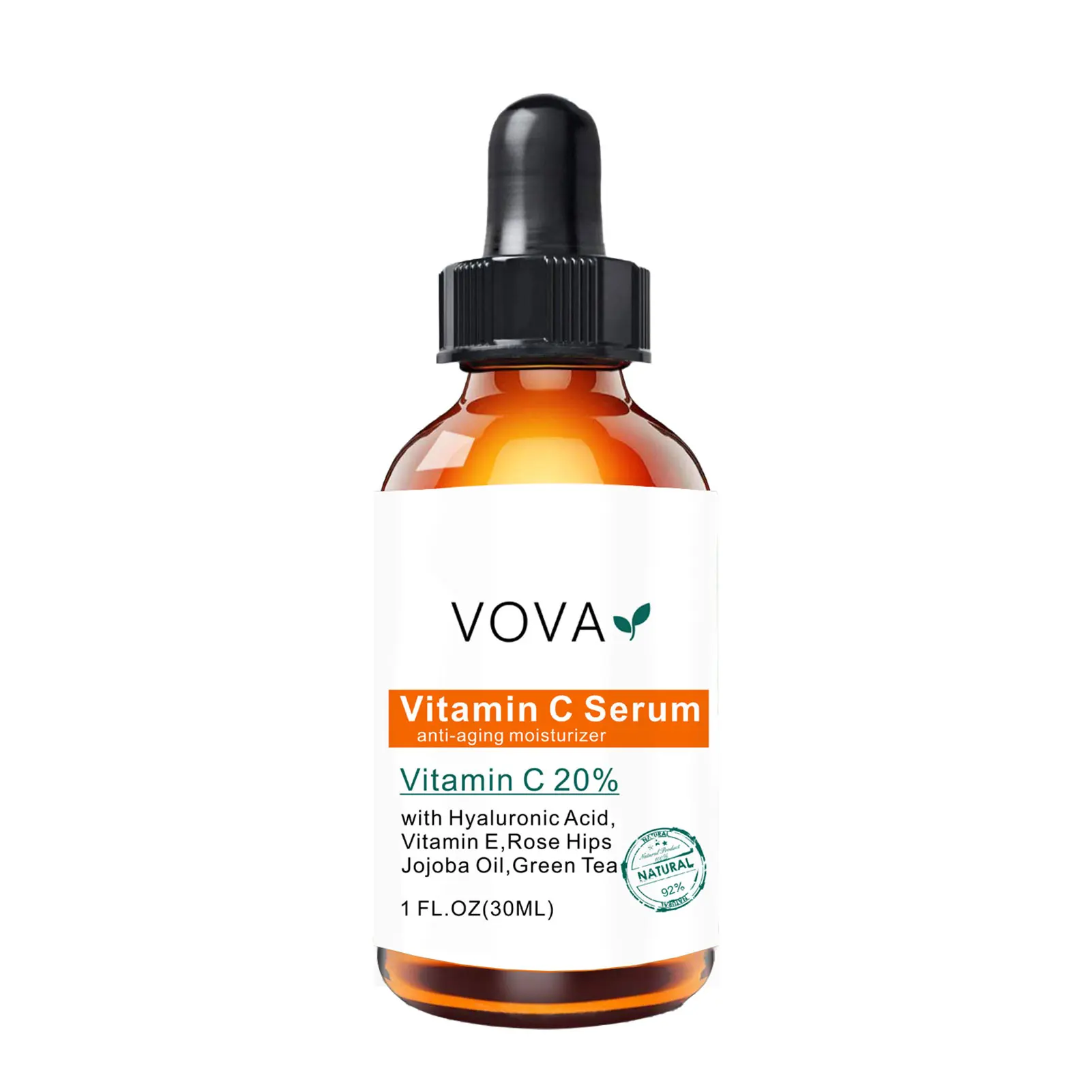 20% Vitamin C Liquid Serum Anti-aging Whitening VC Hyaluronic Acid Face Serum Brighting Moisturising Fade Fine Lines Skin Care