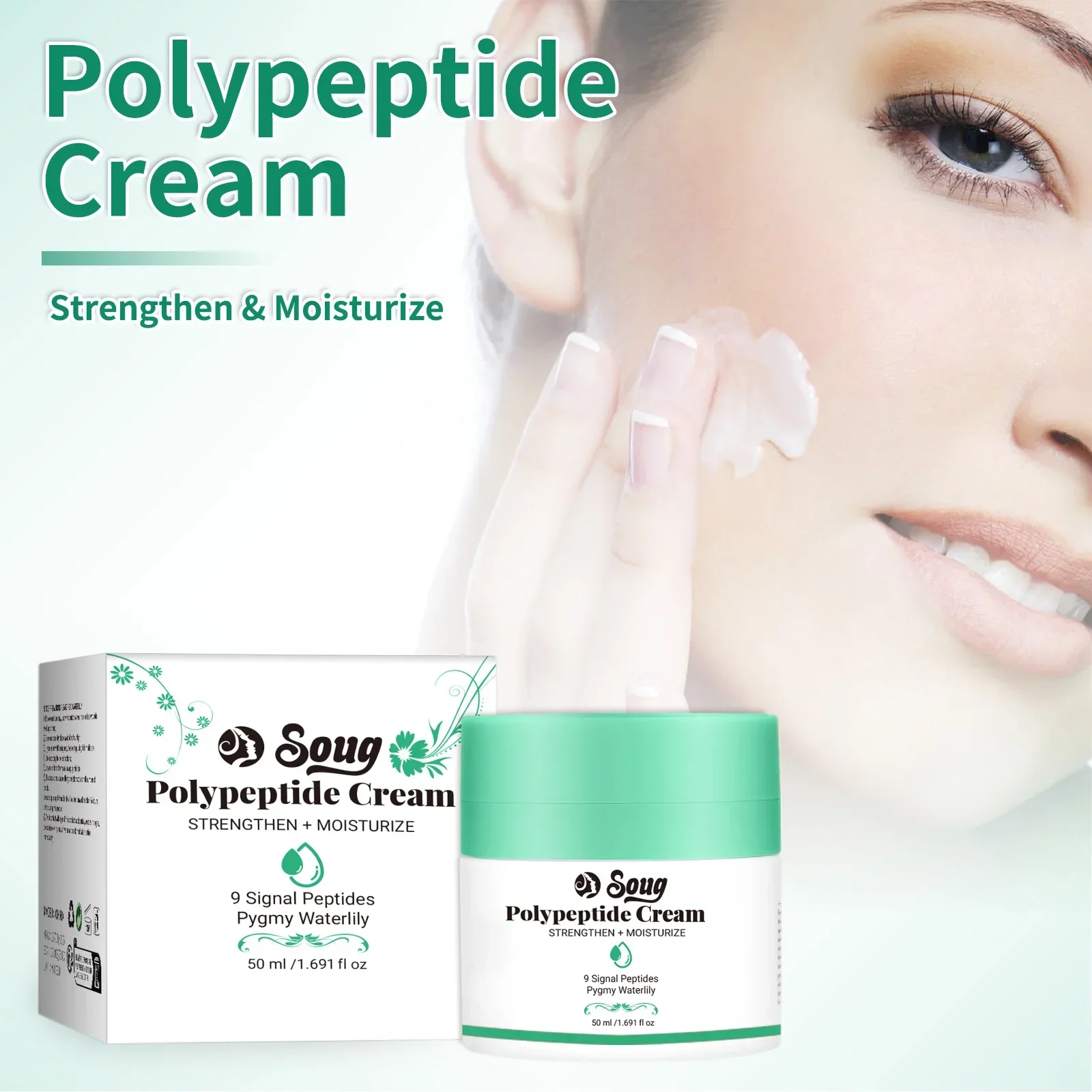 Soothing Firming Face Neck Cream Lifts Nourishes Fights Early Aging Gentle Reparative Moisturizer for Sensitive Skin Care view 3